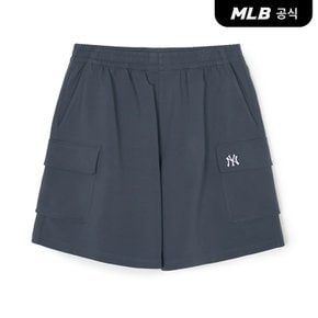 [코리아공식] [MLB] 베이직 스몰로고 6부 카고 반바지 (3 COLOR)