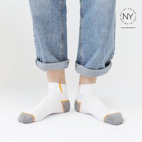 남자 중목 그레이 포인트 양말 2306 5족