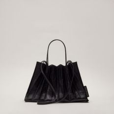 Lucky Pleats Canvas Coated Shopper S Matt Black