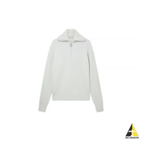 스튜디오 니콜슨 BOW HALF ZIP KNIT SPEAR MINT (957) (보우 하프 짚 니트)