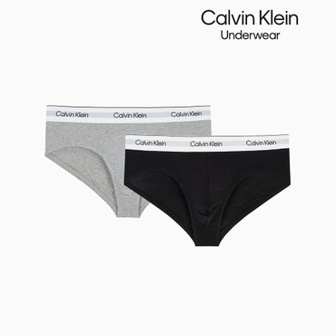 Calvin Klein Underwear 남성 모던 코튼 힙브리프 2PK NB3984-UJH