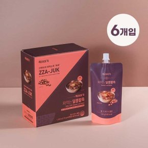 죽이야기 짜먹는 죽 짜죽 달콩팥죽  170g 6개입