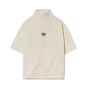 BOLD LOGO ANORAK _CREAM