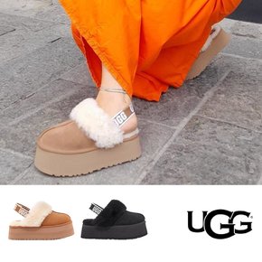 어그 UGG 펀케트 슬립온 플랫폼 여성 키높이 털 슬리퍼 미국 직구 백화점 FW24