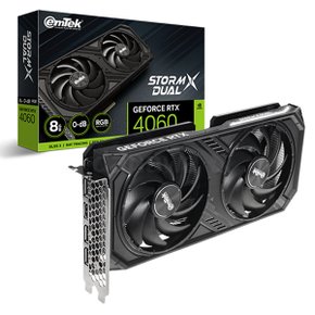 이엠텍 지포스 RTX 4060 STORM X Dual D6 8GB 그래픽카드