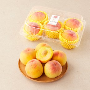 황도 복숭아 1.2kg (4~6입) 팩