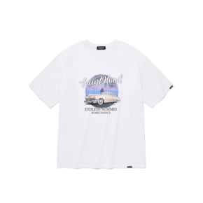 SP OLD CAR T SHIRTS-WHITE