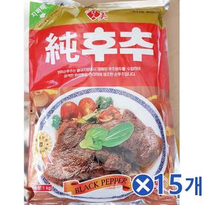 태산 맛미후추 (1kg) x15개 스테이크향신료  가루후추