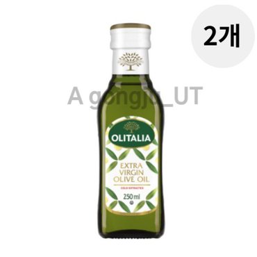  올리타리아 엑스트라버진 올리브유 압착오일 250ml 2p