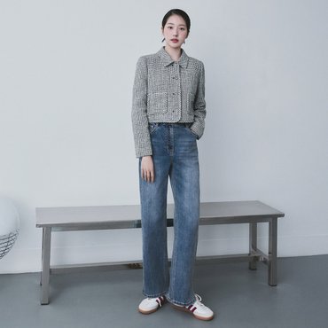케네스레이디 벨트 스트레이트 데님팬츠(장다아 착용) EWDPPC0100