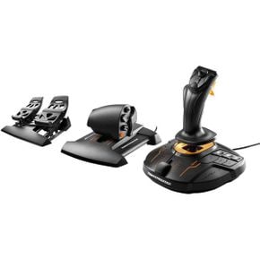 영국 트러스트마스터 레이싱 휠 Thrustmaster T16000M FCS Flight Pack Joystick Throttle and R