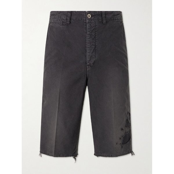 스트레이트 레그 프레이 코튼 트윌 쇼츠 46376663162938941