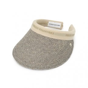 비앙카 여성 바이저 HAT50265 ECLIPSE MELANGE NATURAL LOGO