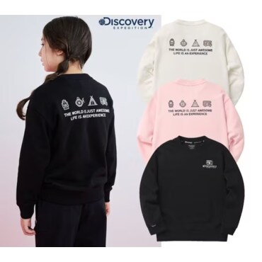 디스커버리키즈 키즈 아웃도어 그래픽 맨투맨 DKMT33041