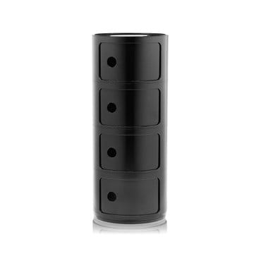 Kartell 카르텔 Componibili 4round(블랙) 수납장