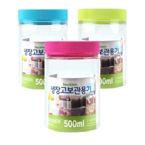 냉장고 보관용기 냉장고정리 양념 500ml X ( 3매입 )