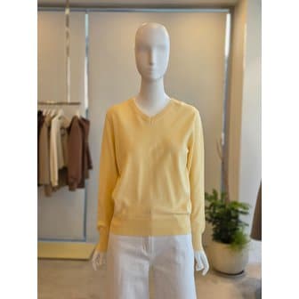 더아이잗 [여주점] [더 아이잗] 여성 롱 슬리브 브이넥 풀오버 니트(IS2M1PO821)