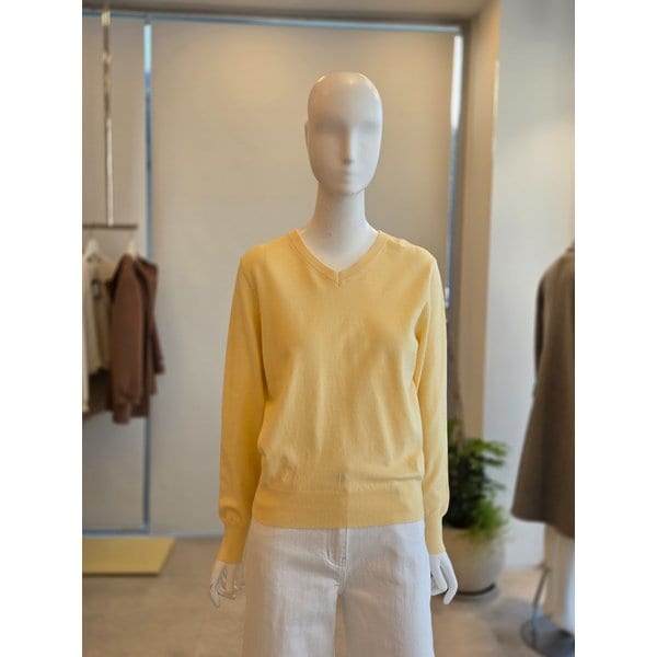 [여주점] [더 아이잗] 여성 롱 슬리브 브이넥 풀오버 니트(IS2M1PO821)