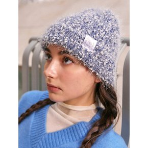 LUMPY BLUE BEANIE