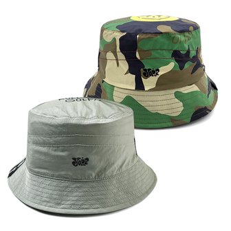 욜프 2022 S/S YORF REVERSIBLE BUCKET HAT LIGHT KHAKI_욜프 공용 리버시블 버킷햇 연카키