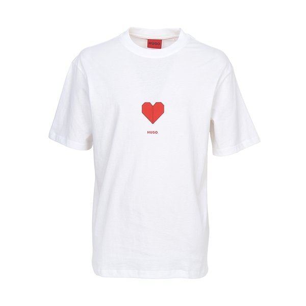 [부산점] 보스 오리가미 하트 반팔티셔츠 50553429 100 (남여공용)