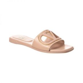 4684779 Valentino VLogo Cutout Leather Sandal