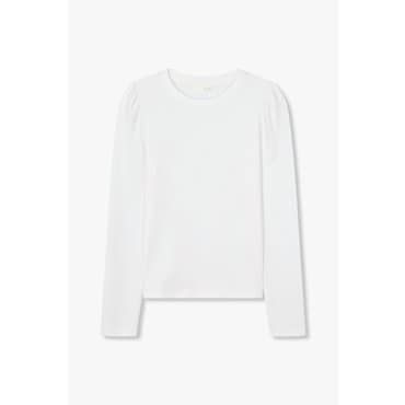 GCUT [지컷25S/S]퍼프 슬리브 스트레치 티셔츠(7215140203)