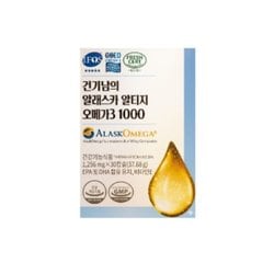 건기남의 알래스카 알티지 오메가3 1000mg x 30캡슐 1박스 EPA 720mg DHA 280mg