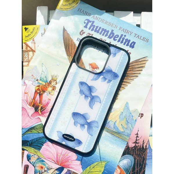[S25 시리즈 추가] goldfish garden phone case_glossy