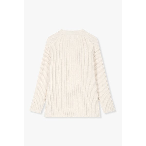 립조직 라운드넥 풀오버 스웨터 9105452101006