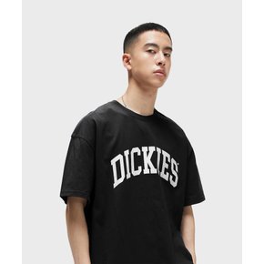 아치 로고 티셔츠 Black 반팔 반소매티셔츠 DK23SG002BK YANC3FZH