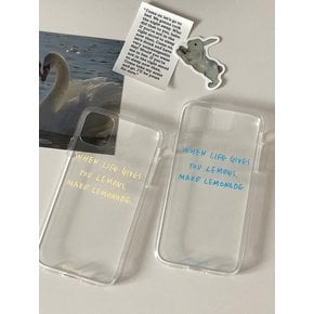 Lemonade case  (Jelly/Jelly hard case)