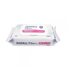  살균 소독 글리세린 보습 성분 안심 물티슈 캡형 60매