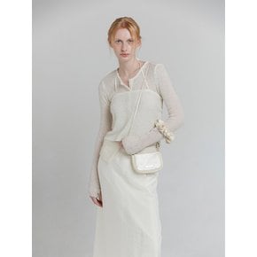 ALPACA SLEEVELESS KNIT [IVORY]