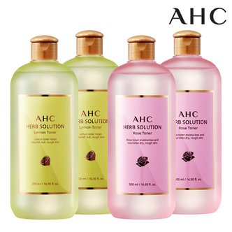 AHC 허브솔루션 대용량 토너 500ml 1+1 (2종 중 택1)