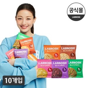 랩노쉬 단백쿠키 아몬드앤그린티 1BOX(10개입)