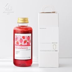 [명절 후 배송][웰굿]프리미엄 딸기라즈베리 수제청 선물세트(600ml)