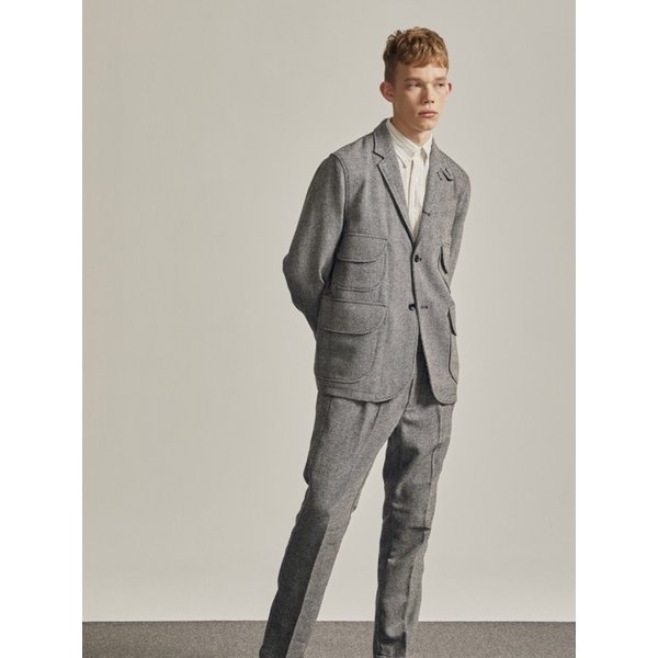 MAGAZINE JACKET (GREY WOOL)