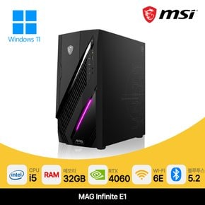 데스크탑 인피니트 E1 i5 램 32GB SSD 1TB 컴퓨터 PC 본체 게임용