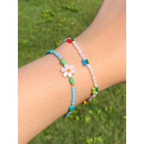 papaya daisy bracelet