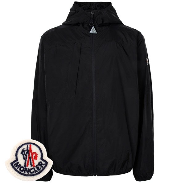 [부산점] 몽클레어 블랙 하드린 윈드브레이커 후드 집업 자켓 HAADRIN 1A00121 5396L 999