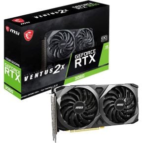 미국 MSI 그래픽카드 GeForce RTX 3060 Ventus 2X 12G OC Gaming Graphics Card 1559053