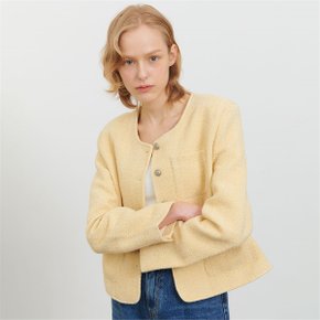 TWEED JACKET YELLOW