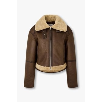 VOV [리오더] 시어링 크롭트 에비에이터 자켓 7125475100260