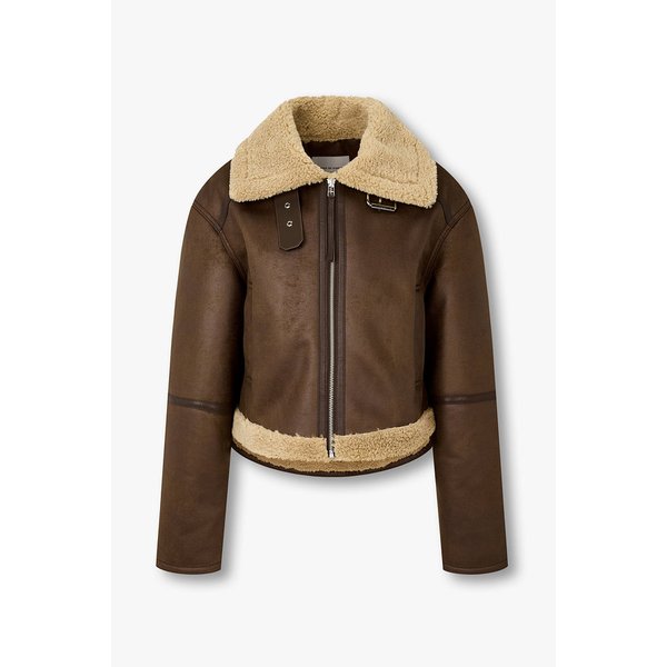 [리오더] 시어링 크롭트 에비에이터 자켓 7125475100260