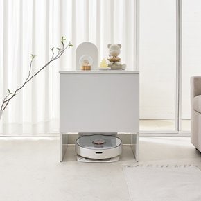 클라임 다용도 상판도어 로봇청소기 수납장 거실 선반 협탁 DF925883