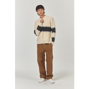 GALDO - JACQUARD CARDIGAN_Ivory_LPVA1CD43MIV10