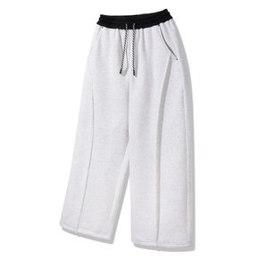 [기모]스트링 포인트 밴딩 컬러 피치 스웻팬츠 DLX2943 (3 COLOR)