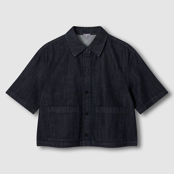 여 라이트데님 반팔 셔켓 J116203532056