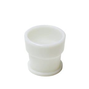 ideaco 11.5 cm Milk Glass Planter Pot 3 3) (이데아코) 유리 화분 3호 직경 화이트 (우유 유리